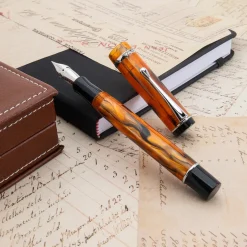 Conklin Duragraph Amber Fountain Pen