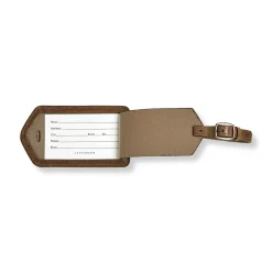 Dakota Leather Luggage Tag