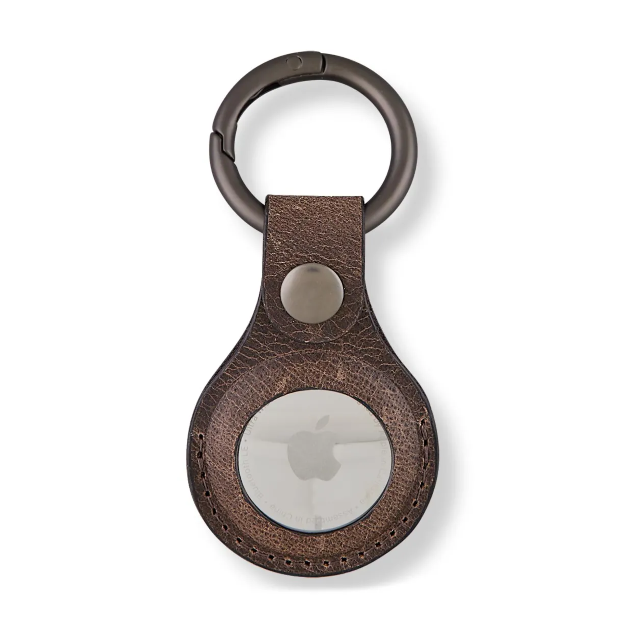 Dakota Leather Smart Tag Keychain
