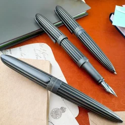 Diplomat Aero Stripes Oxyd Brass Fountain Pen
