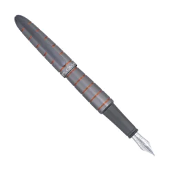 Diplomat Elox Grey Ring Fountain Pen