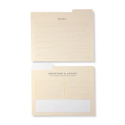 Eisenhower Priorities Matrix File Folders (set of 6)