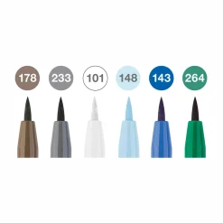 Faber-Castell Winterlude Pitt Artist Brush Pens Gift Set