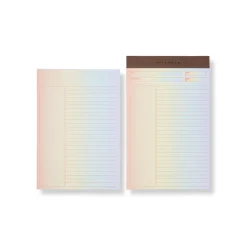 Freeleaf Vibrant Color Gradient Annotation Ruled Pads (set of 2)