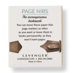 Gunmetal Page Nibs (set of 50)