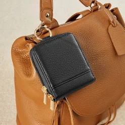 Leather RFID Bag Charm