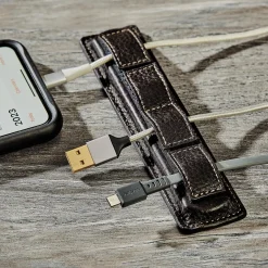 Leather Weighted Cord Holder