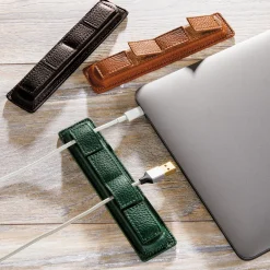 Leather Weighted Cord Holder