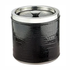 Leather Wrapped Ice Bucket