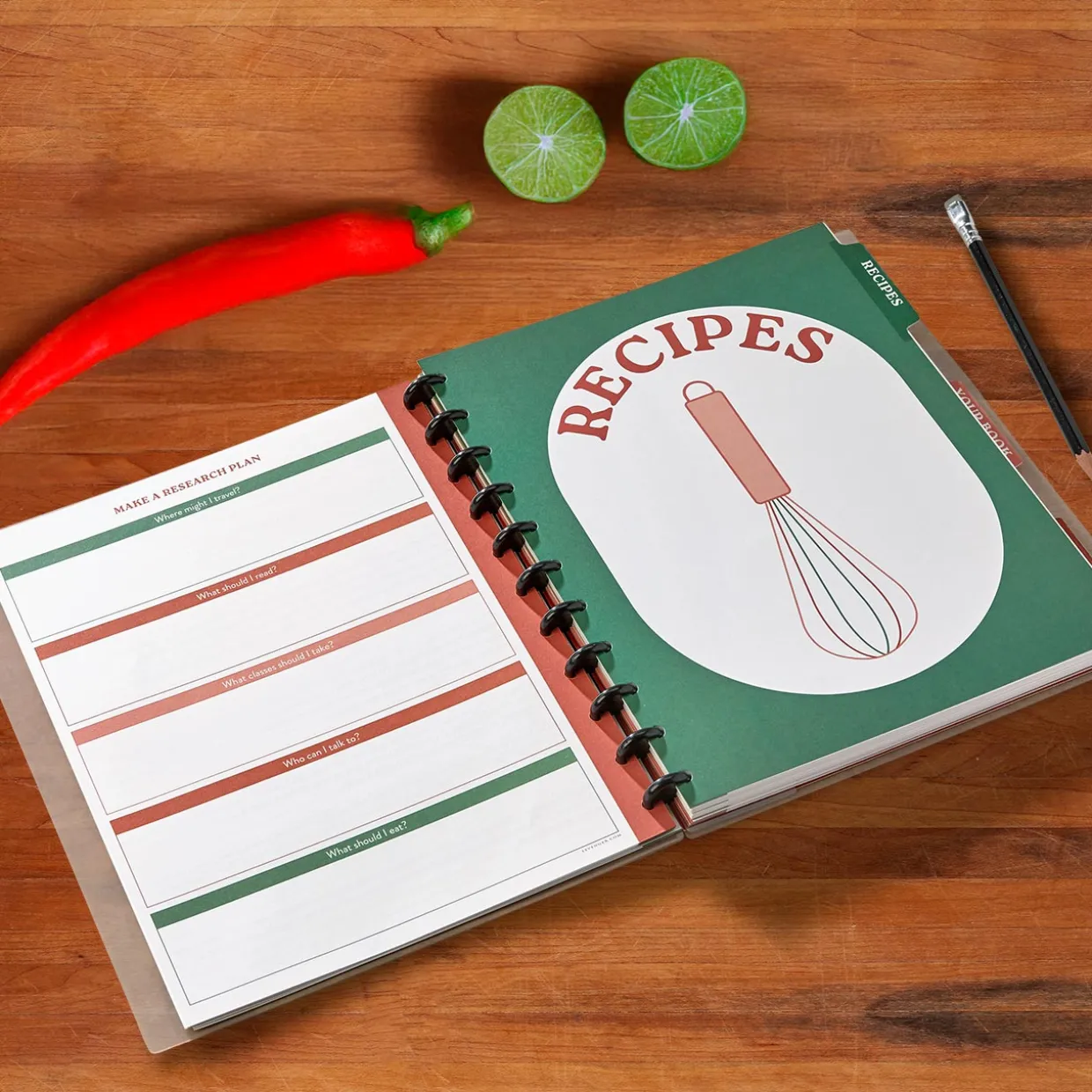 Levenger Master Class How to Write a Cookbook Circa Workbook