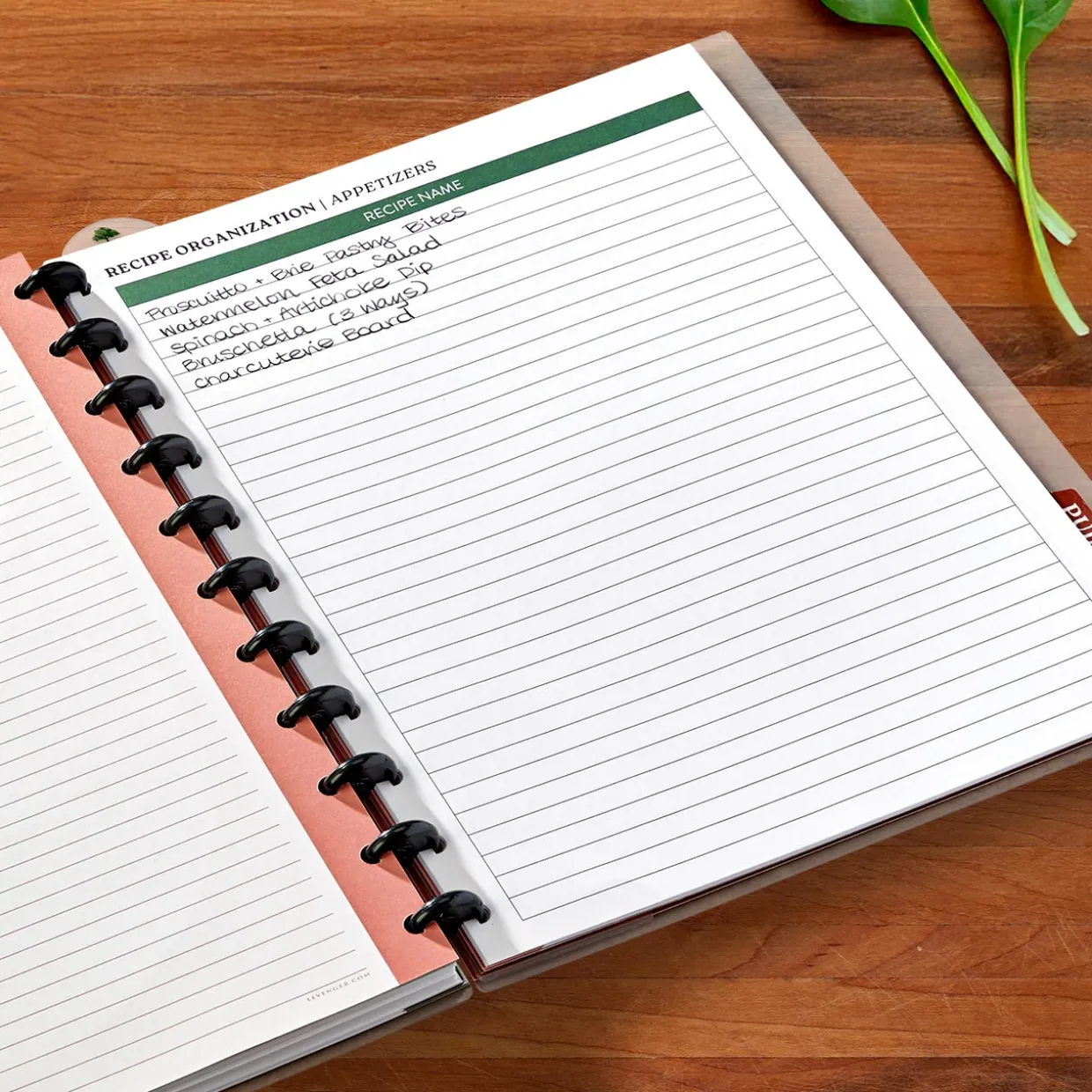 Levenger Master Class How to Write a Cookbook Circa Workbook