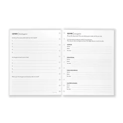 Levenger Master Class Writing a Novel Circa Workbook