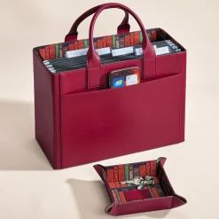 LevTex Levenger Library Portable File Tote