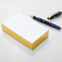 Luxe 3 x 5 Ruled Note Cards (set of 100)