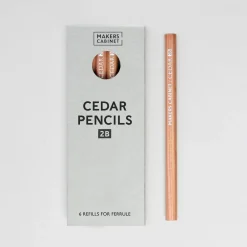 Makers Cabinet Cedar Pencils (set of 6)
