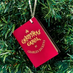 Mini Leather Ornaments: Merry Christmas