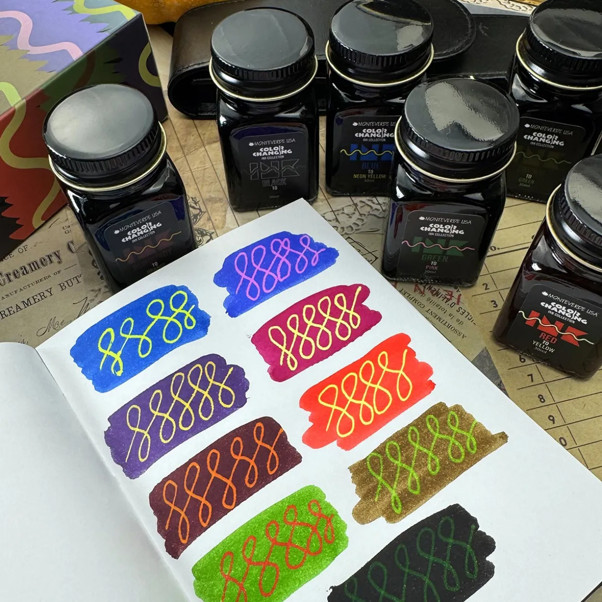 Monteverde Color Changing Ink Gift Set