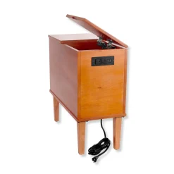 No-Room Retro Tech Storage Table