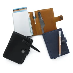 Retro 51 Pularys Modern Traveler Wallet with Ballpoint Pen