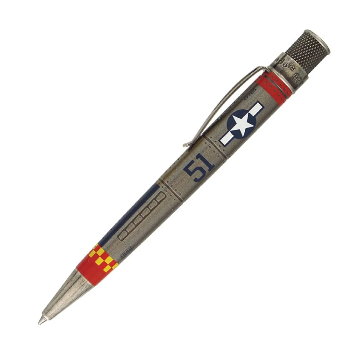 Retro 51 Tornado Vintage Metalsmith P51 Mustang Rollerball Pen
