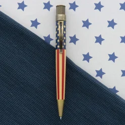 Retro 51 Tornado Vintage Metalsmith Tribute 250 Flag Rollerball Pen