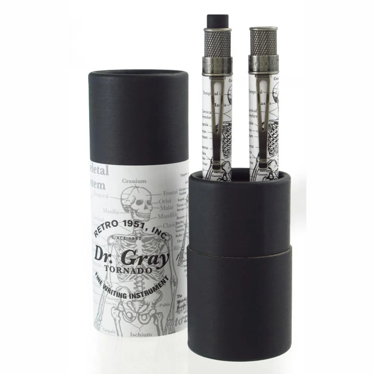 Retro 51 Tornado Vintage Metalsmith Dr. Gray Rollerball & Pencil Set