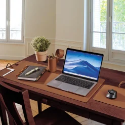 Rollaway Leather Desk Mat Kit
