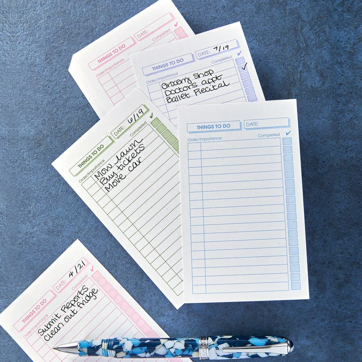 Soft Color 3 X 5 To-Do Cards (set of 100)