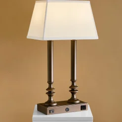Stiffel Twin Charging Desk Lamp