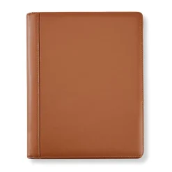 Tri-Pocket Leather Folder