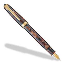 True Writer Classic Golden Dark Tortoise Fountain Pen
