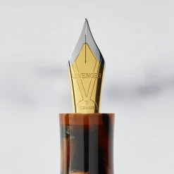 True Writer Classic Golden Dark Tortoise Fountain Pen