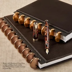 True Writer Classic Golden Dark Tortoise Fountain Pen