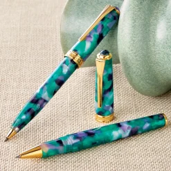 True Writer Classic Green Mosaic Pen