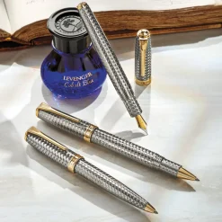 True Writer Two-Tone Herringbone Anniversary Fountain Pen