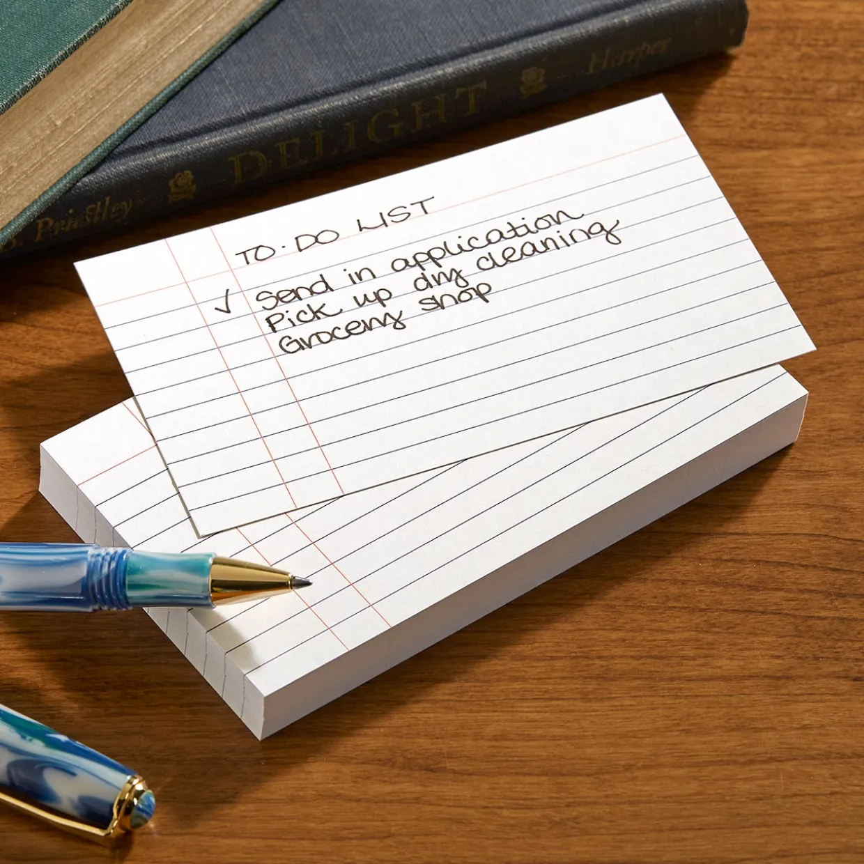 Vintage Library Catalog Cards (set of 50)
