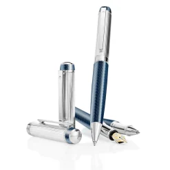 Waldmann Blue Grandeur 18 CT Gold Nib Fountain Pen